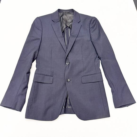 Theory Men's Decatur HL / Lexus Black Wool Two-Button Blazer Size 36 Regular - Picture 2 of 5